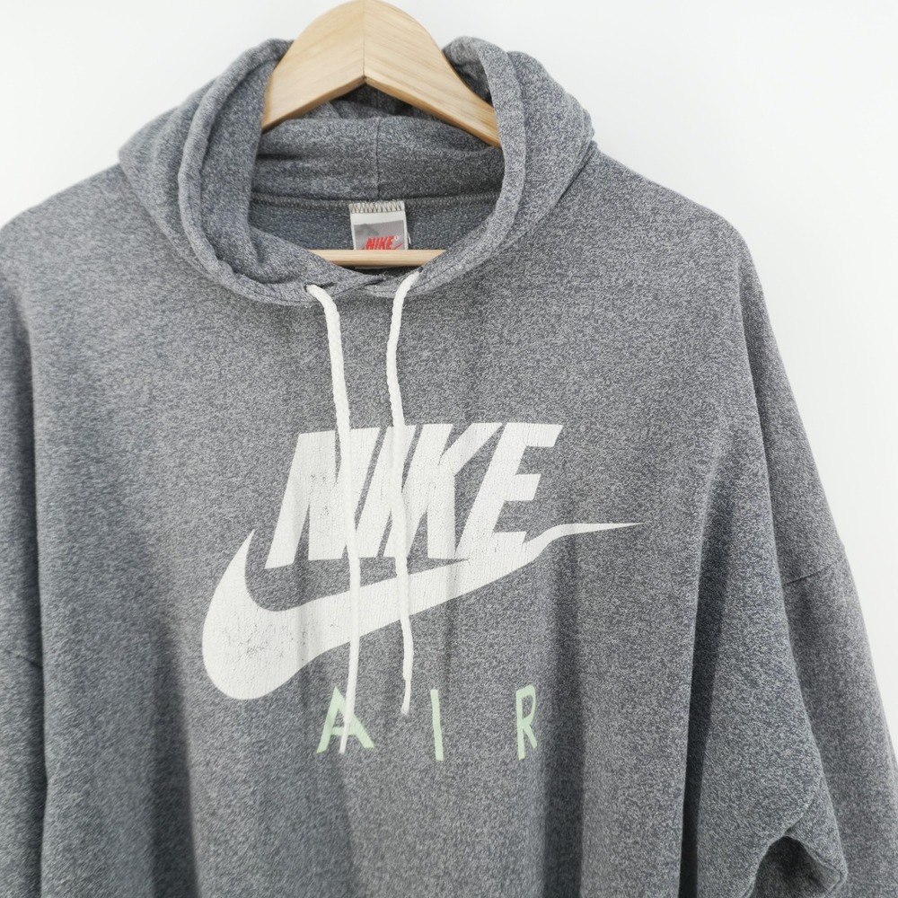 Nike Air Hoodie Mens XL Gray Vintage 90s Made in Canada Graphic Pullover